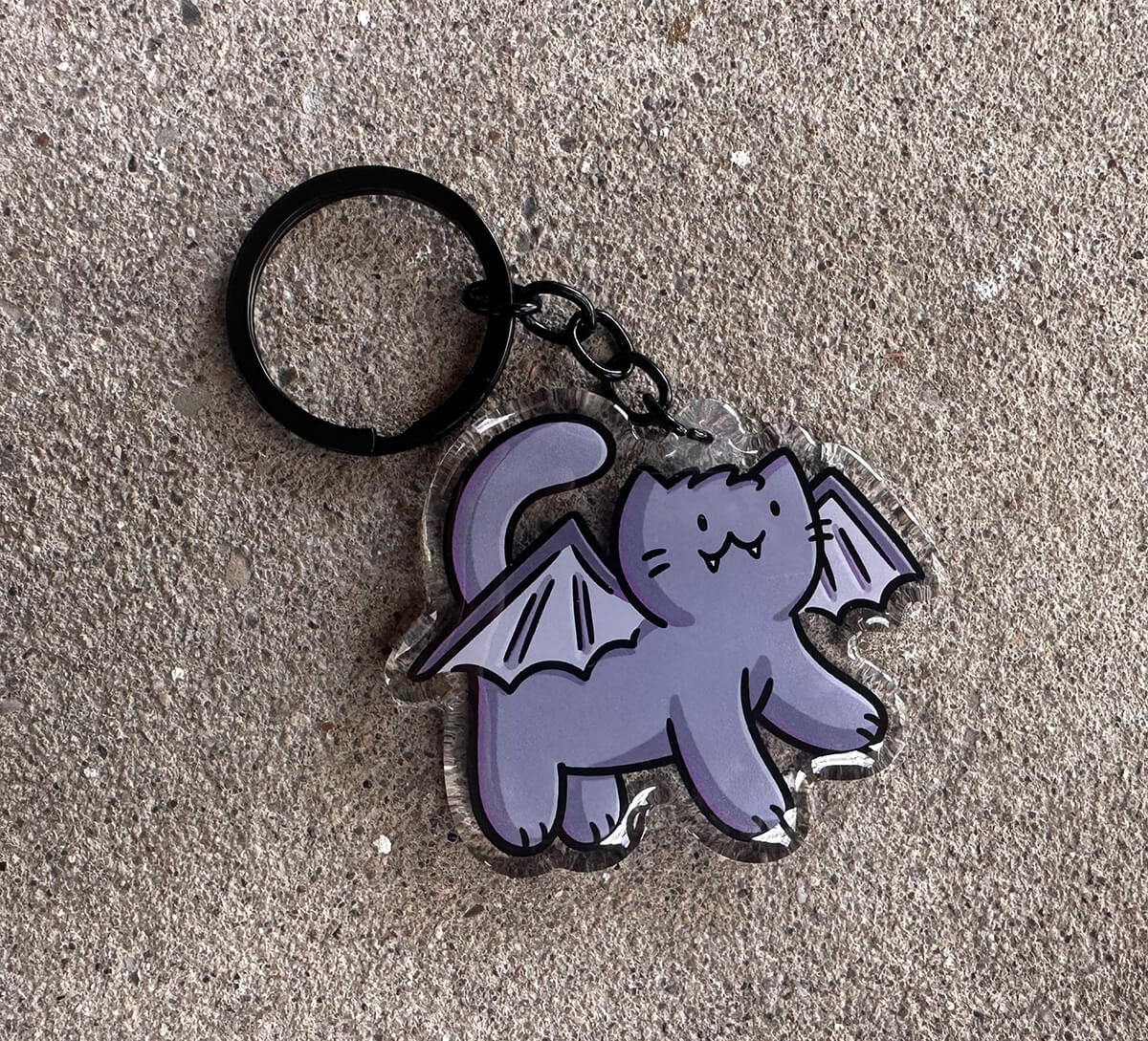Halloween Cat *MYSTERY* Keychain!