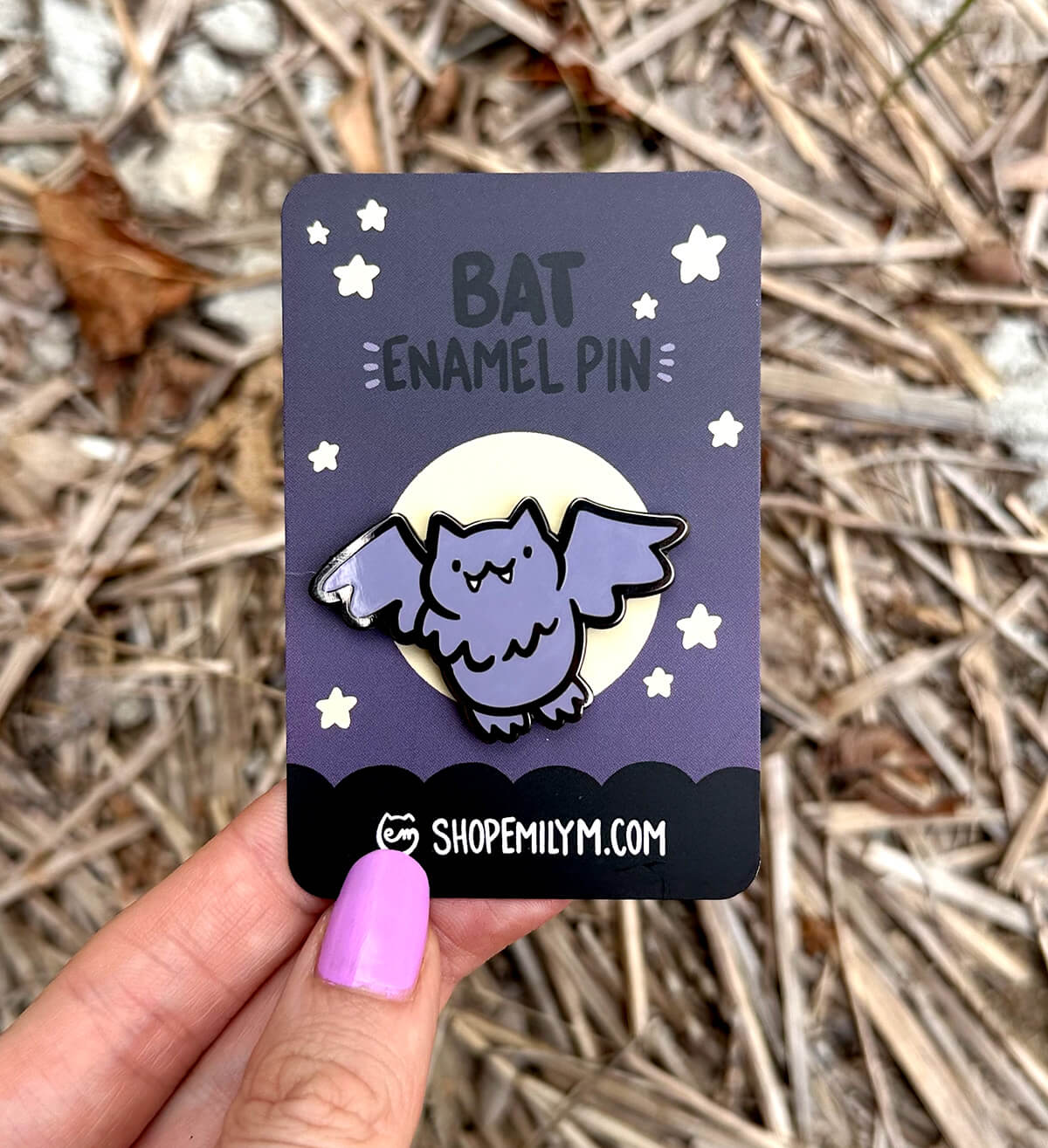 Bat Enamel Pin