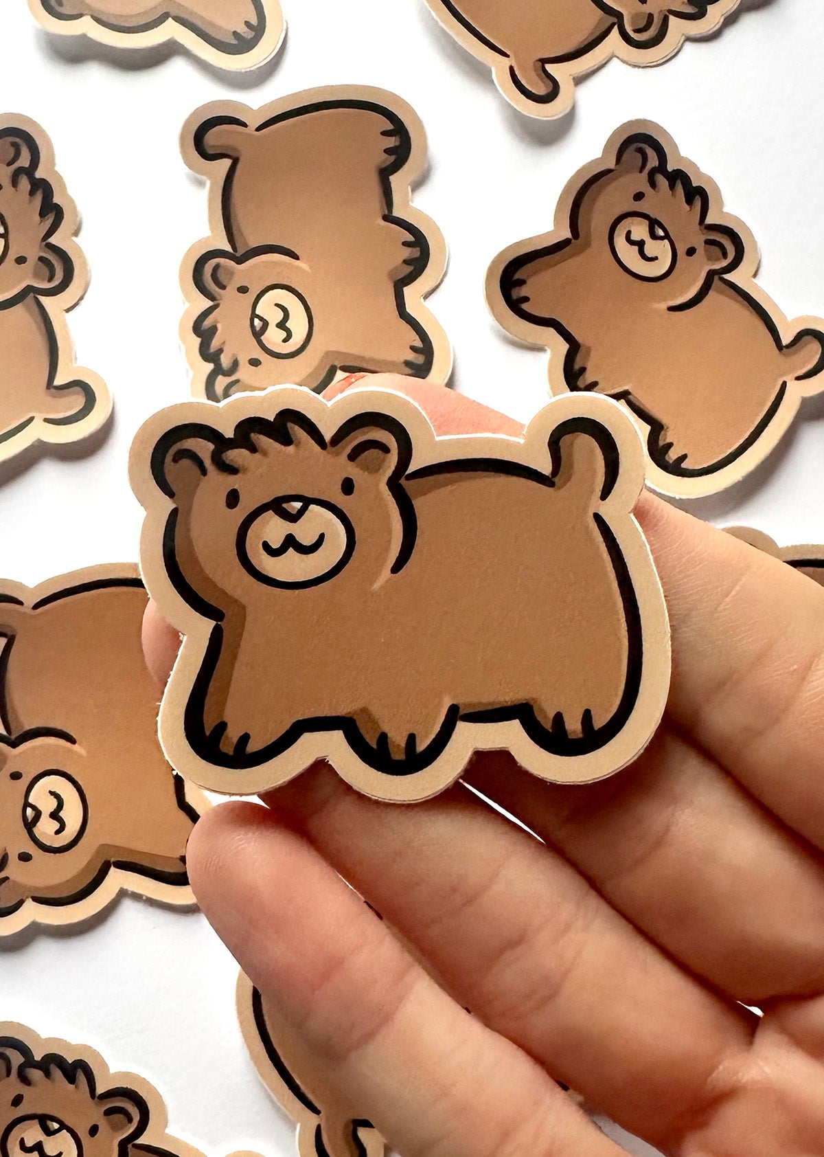 Brown Bear Mini Sticker