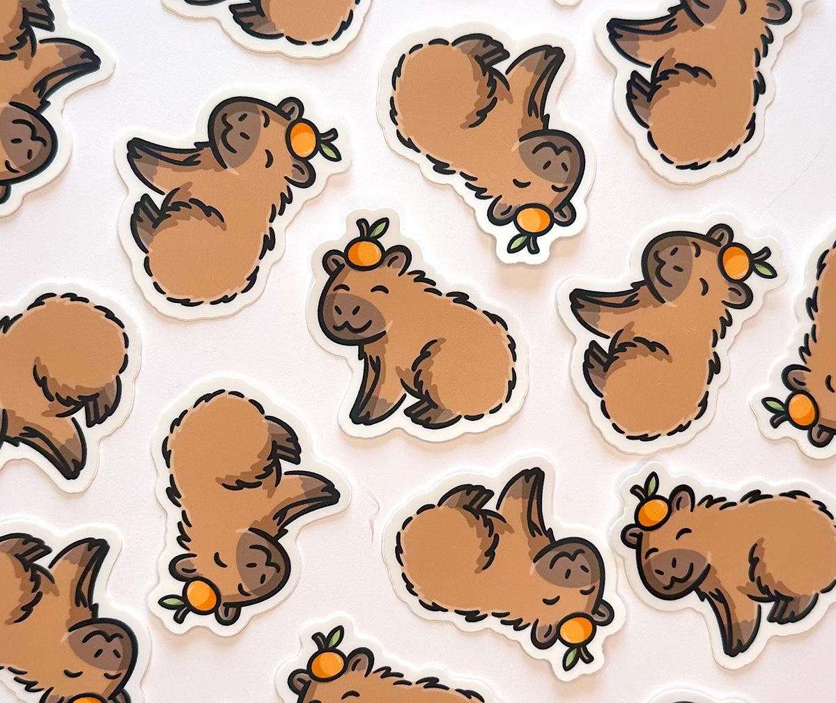 Capybara Mini Sticker