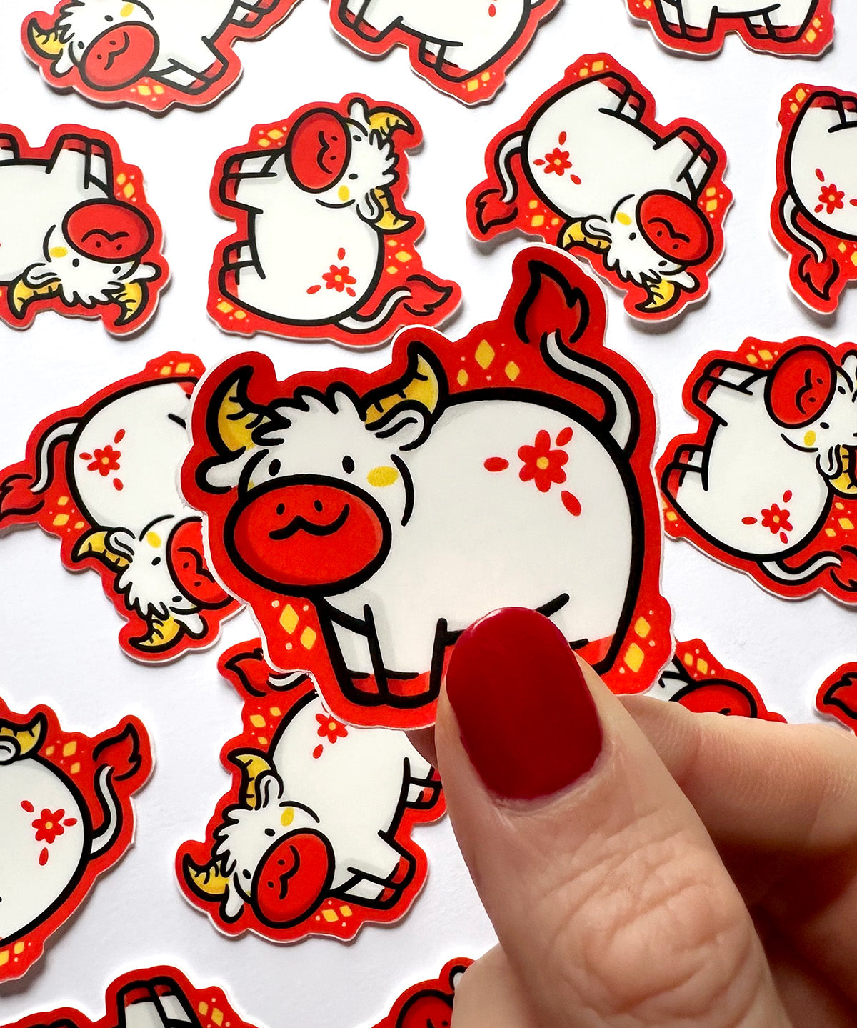 Ox Zodiac Mini Sticker