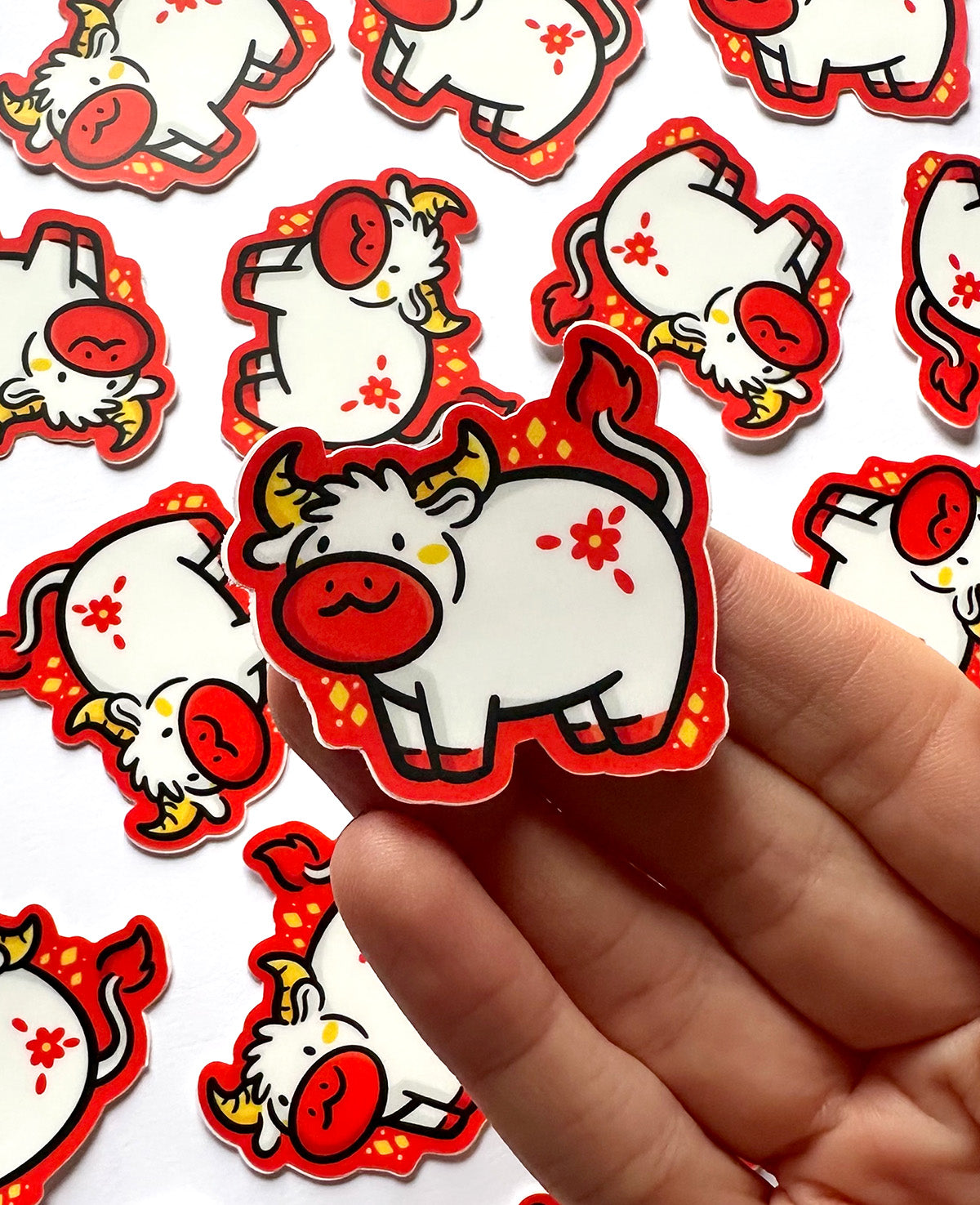 Ox Zodiac Mini Sticker