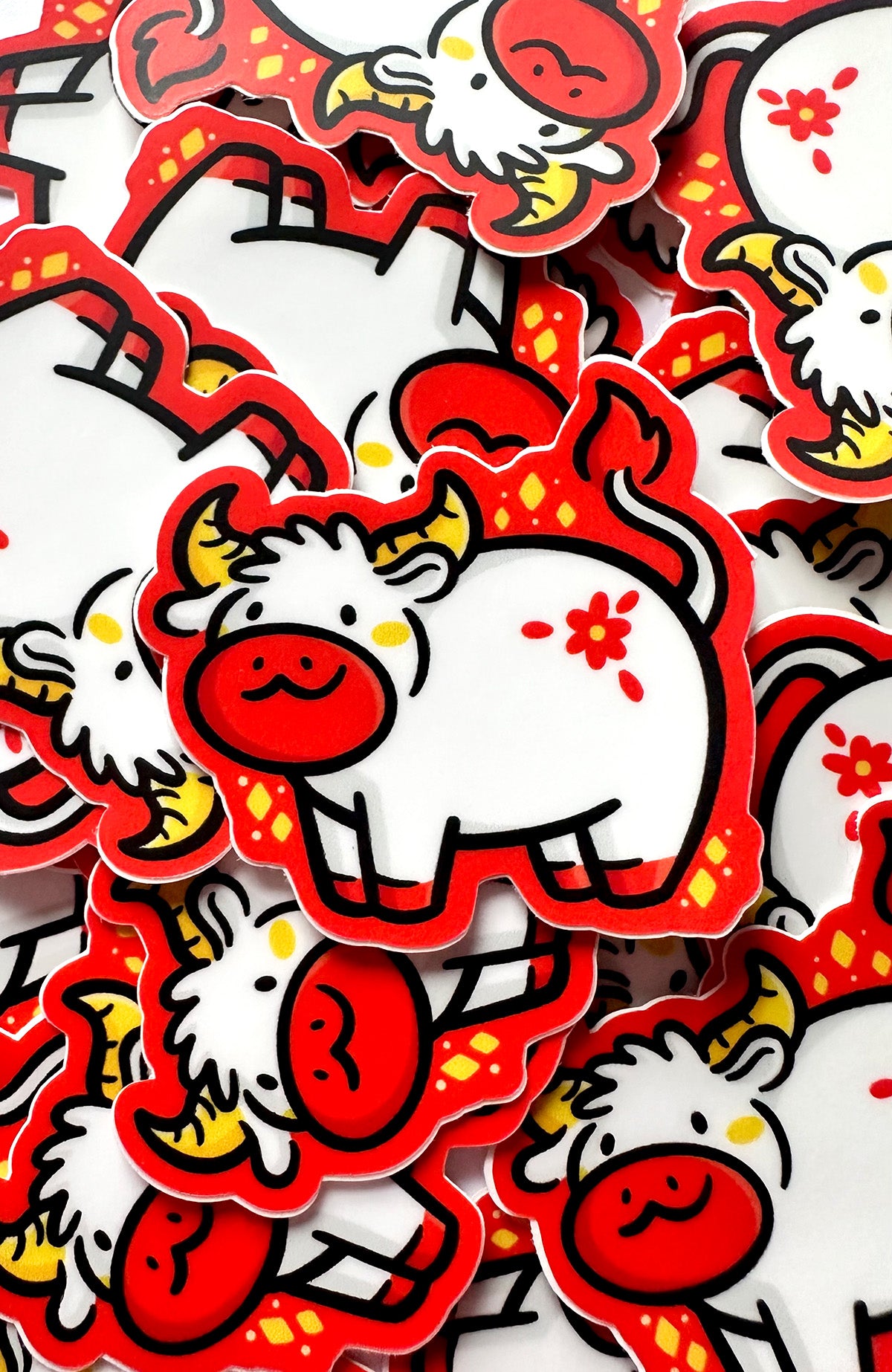 Ox Zodiac Mini Sticker