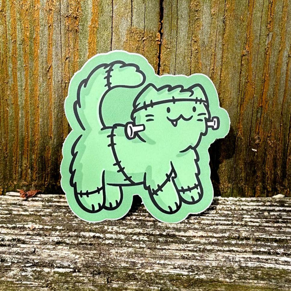 Monster Cat Sticker