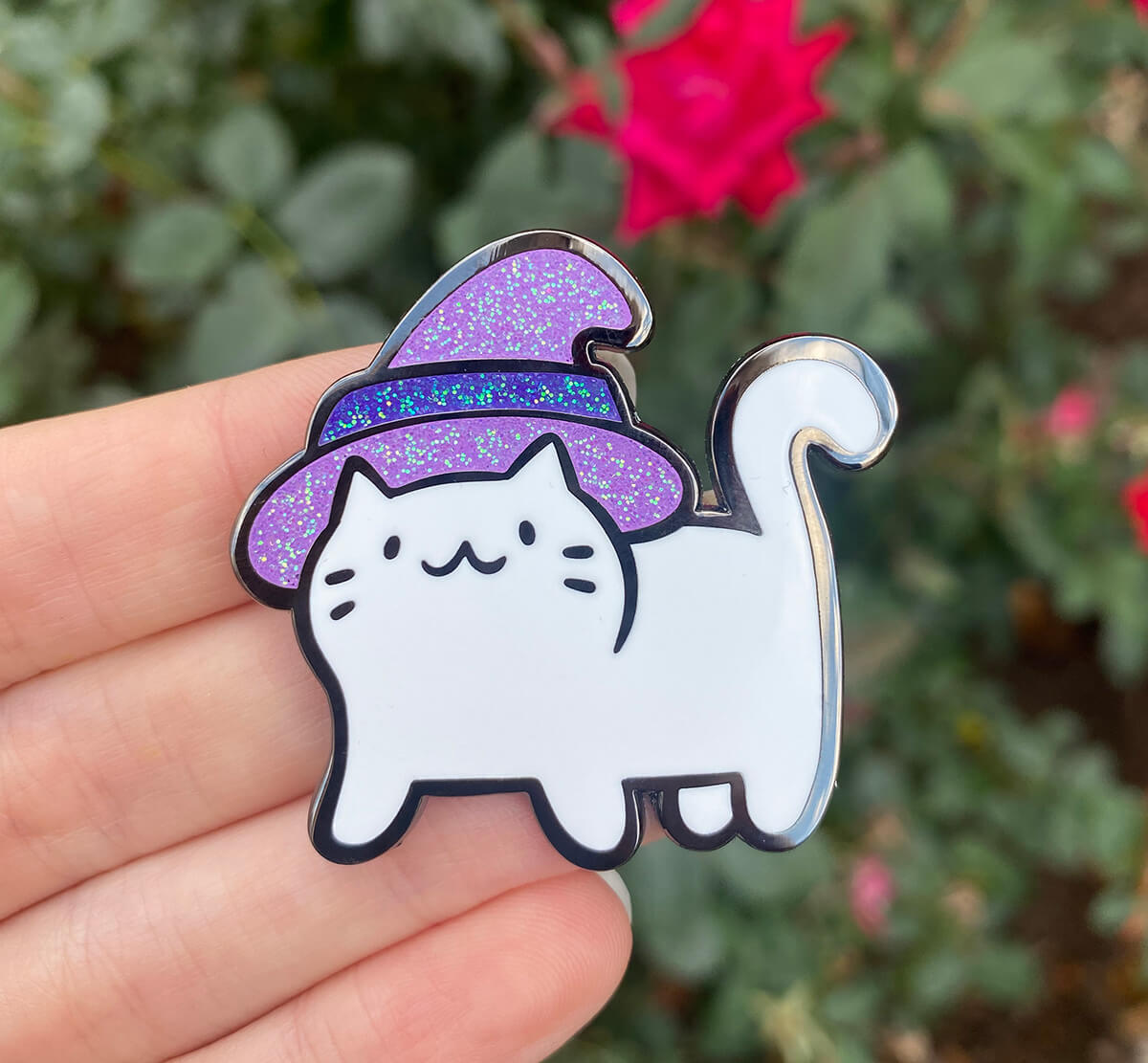 Witch Kitty Enamel Pin