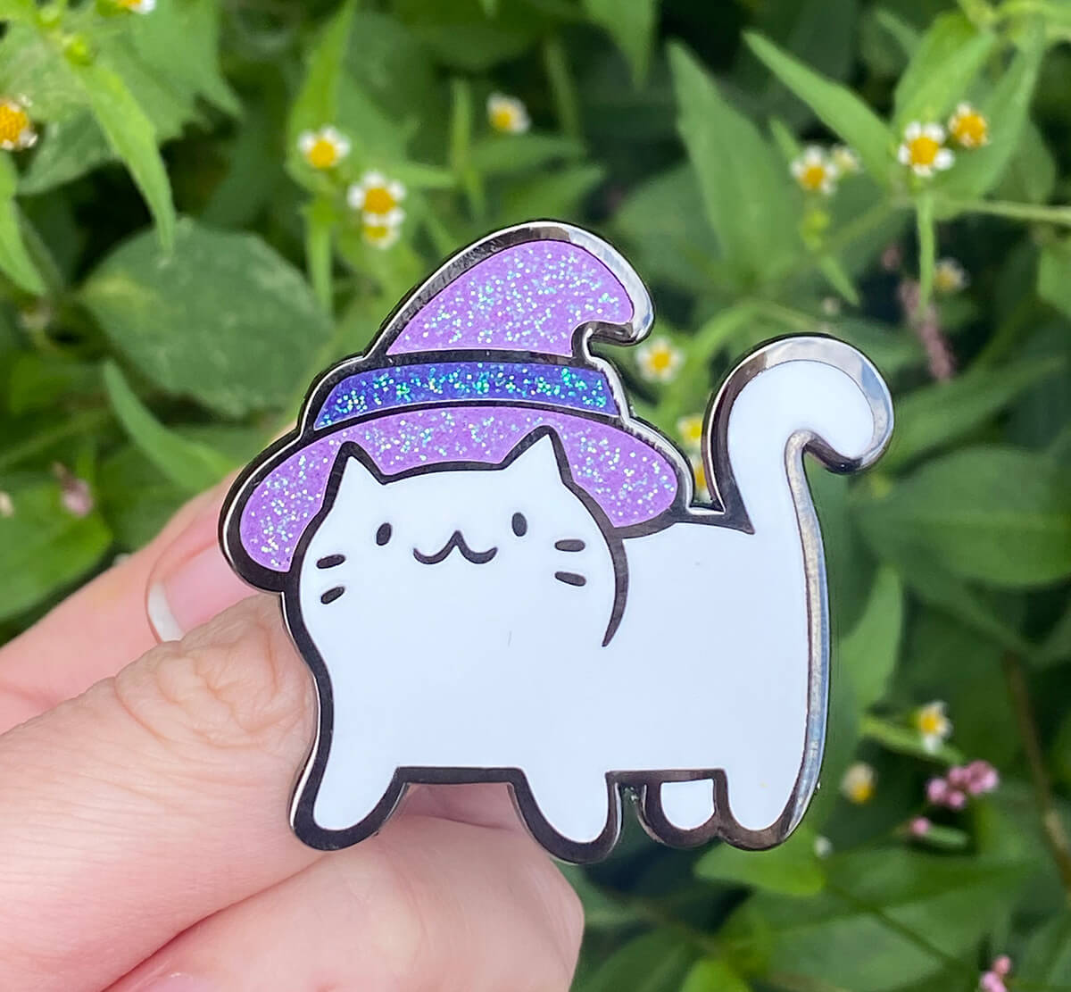 Witch Kitty Enamel Pin