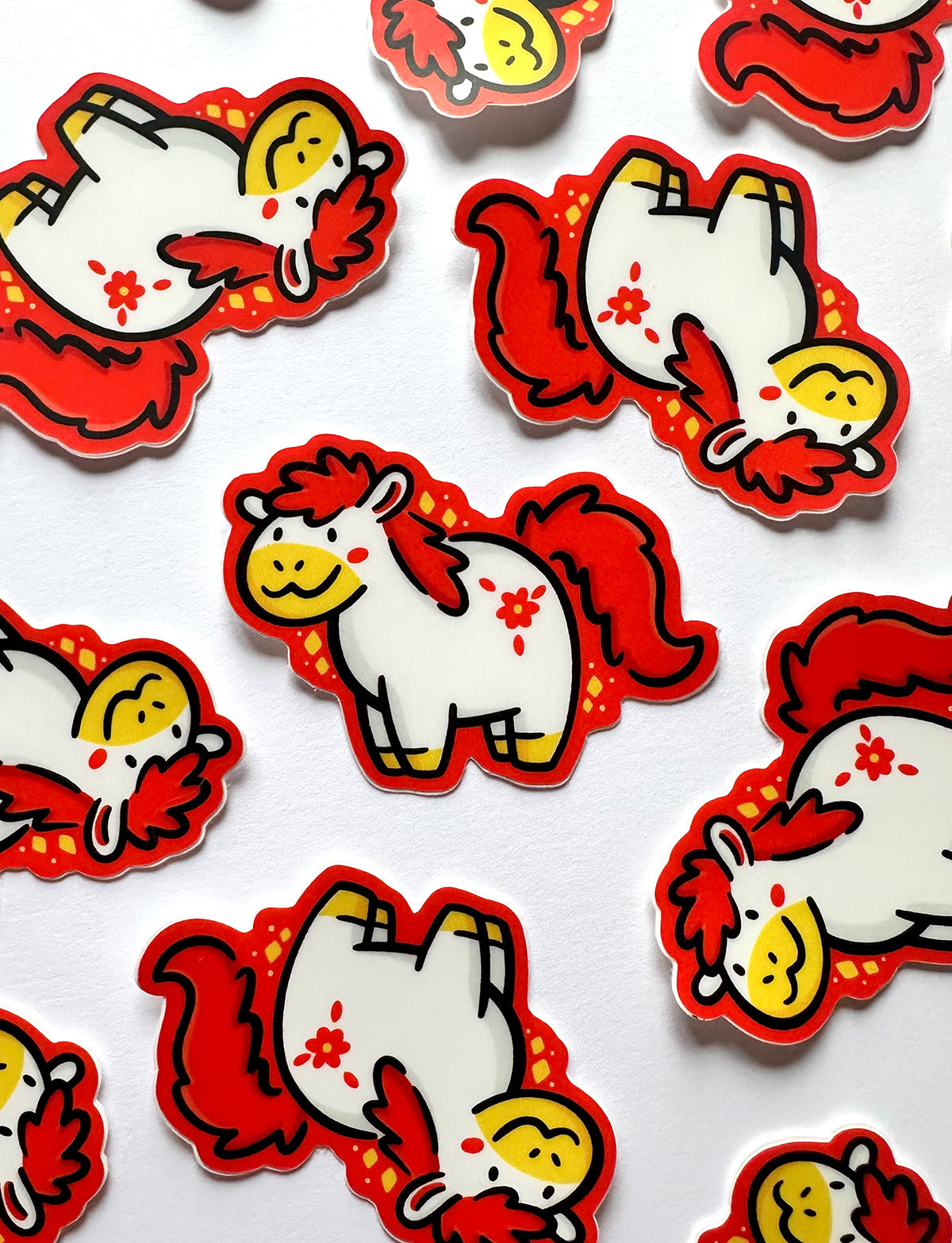 Horse Zodiac Mini Sticker