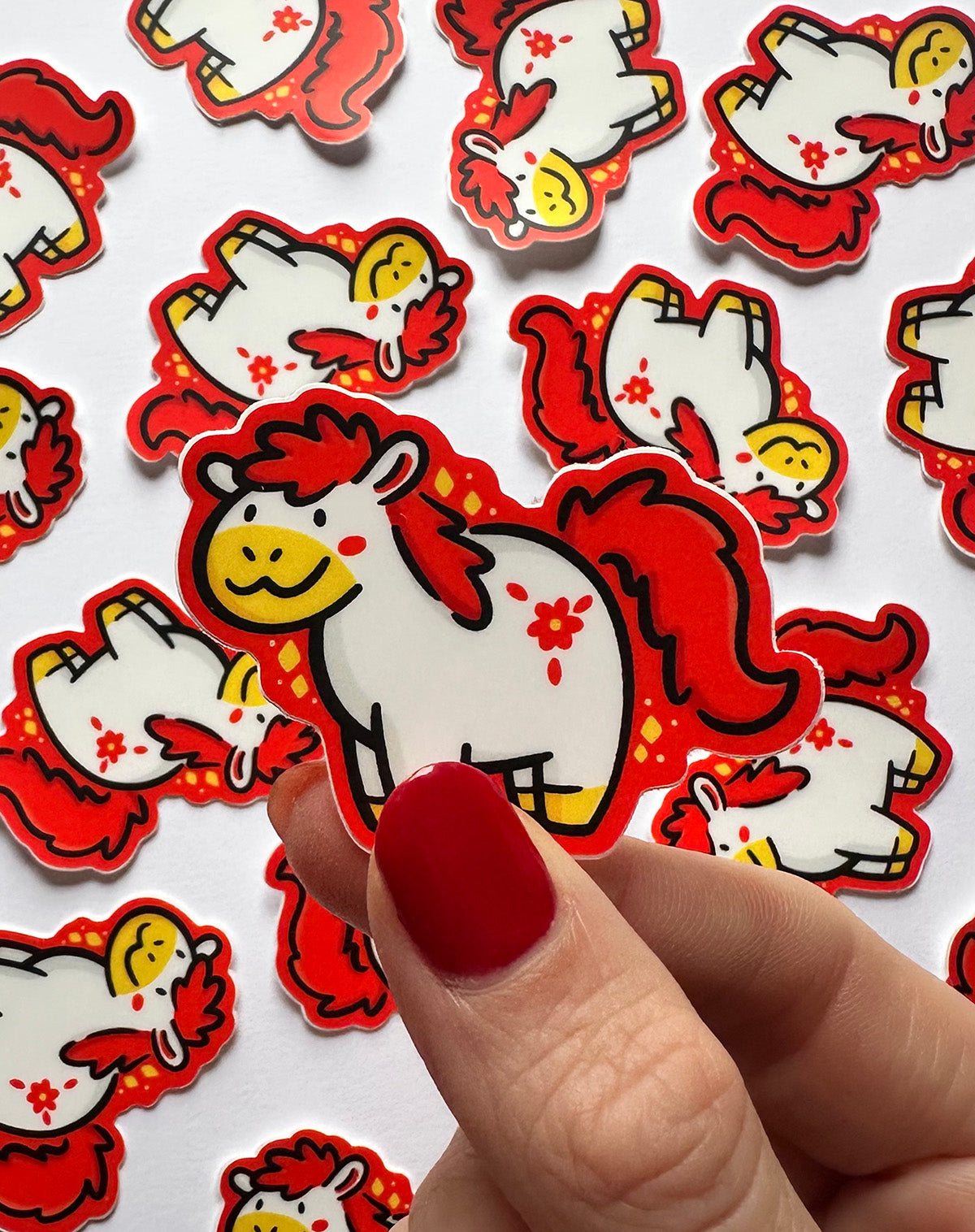 Horse Zodiac Mini Sticker