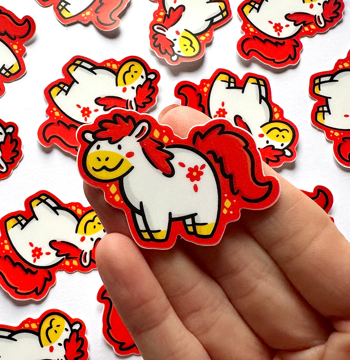 Horse Zodiac Mini Sticker