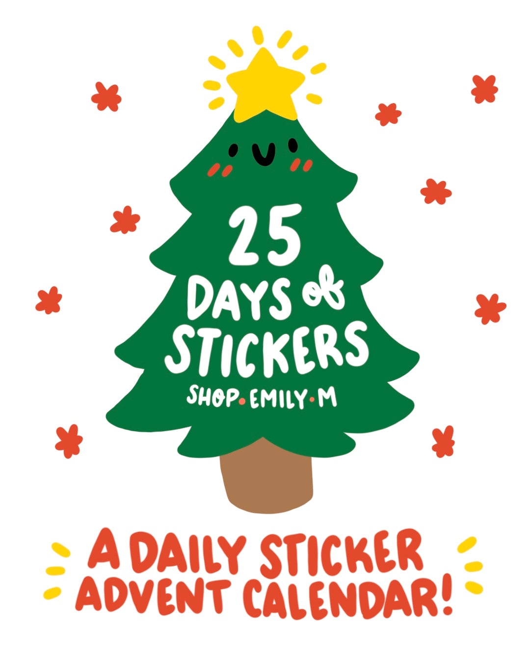 2025 Sticker Advent Calendar!