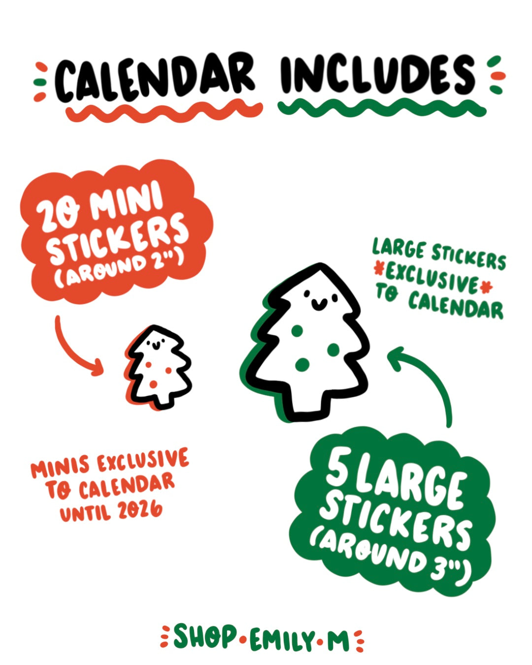 2025 Sticker Advent Calendar!