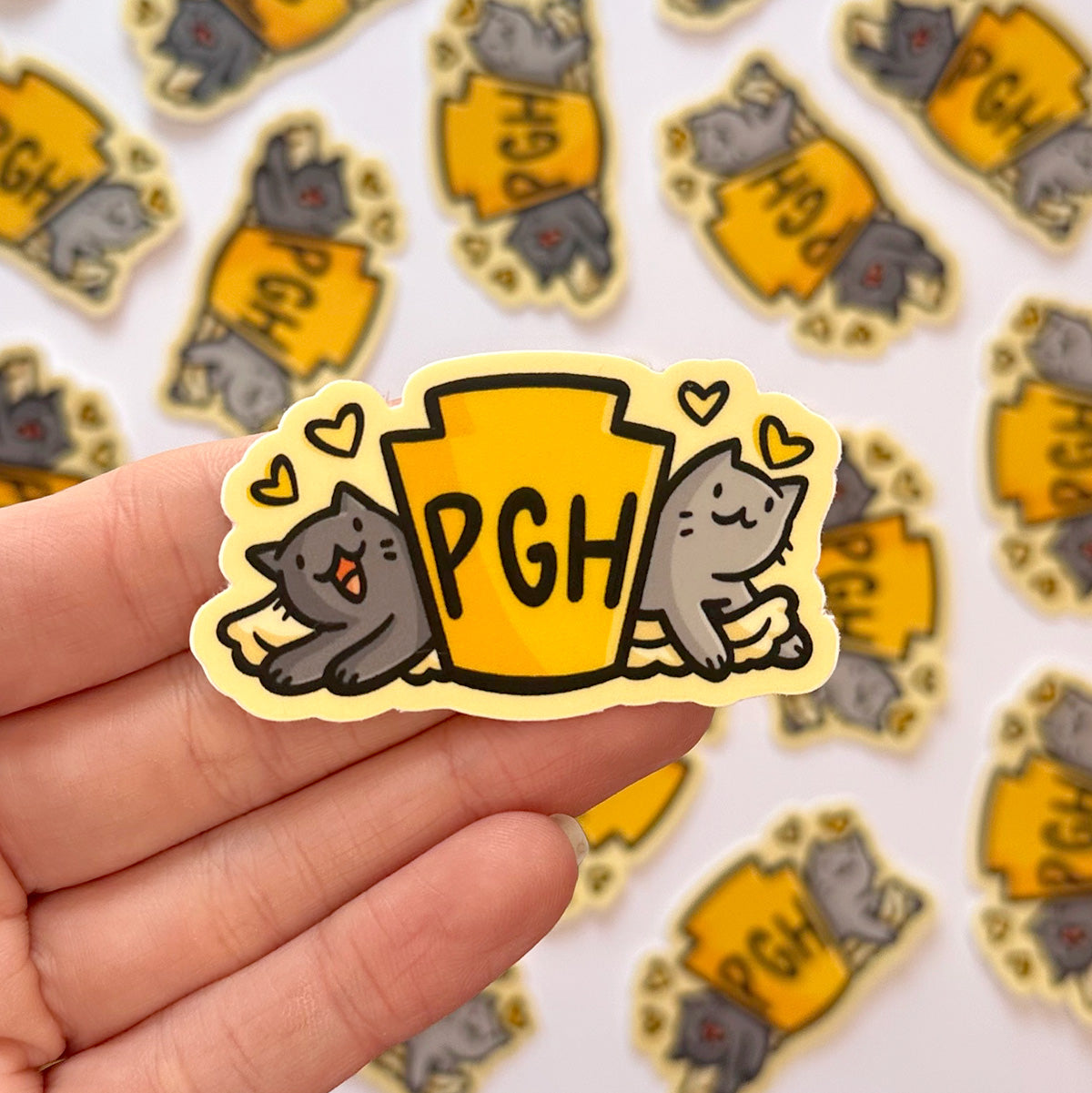 Keystone Cats Mini Sticker