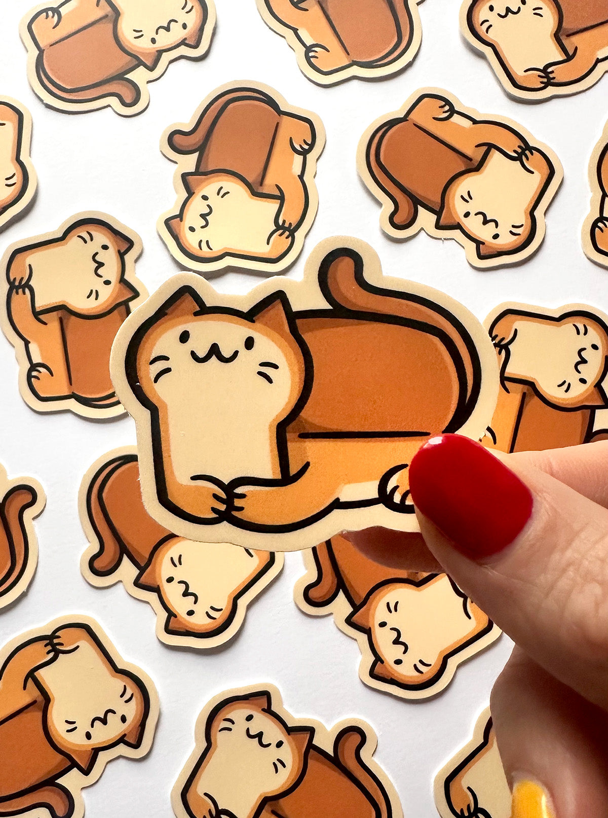 Bread Cat Mini Sticker