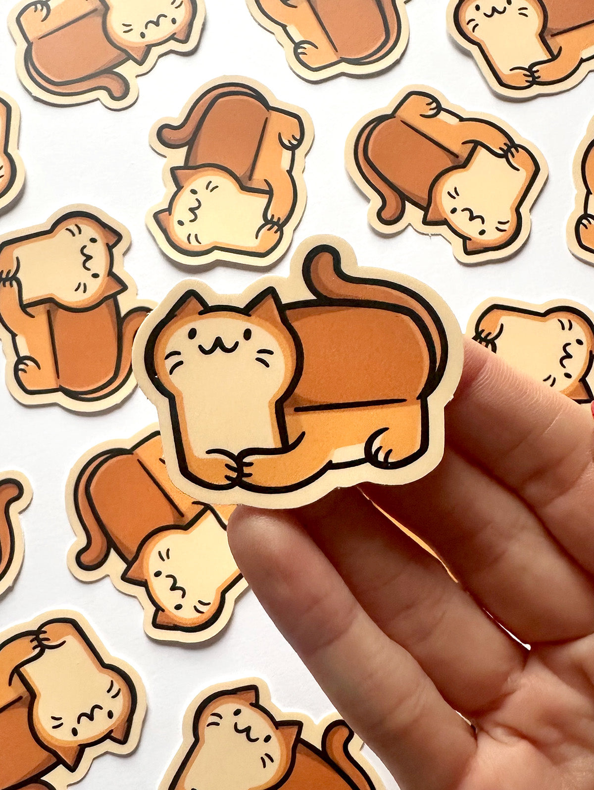 Bread Cat Mini Sticker