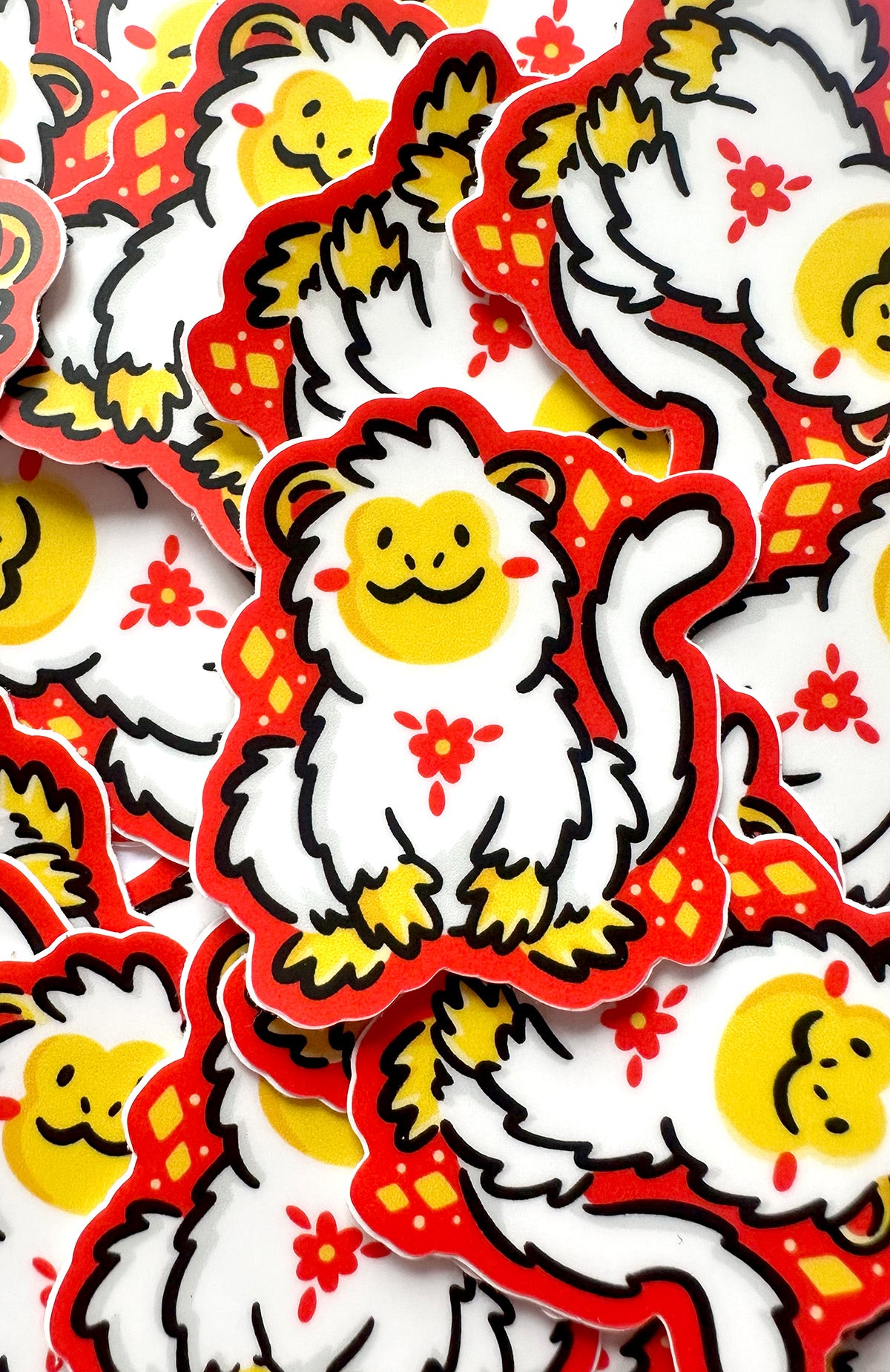Monkey Zodiac Mini Sticker