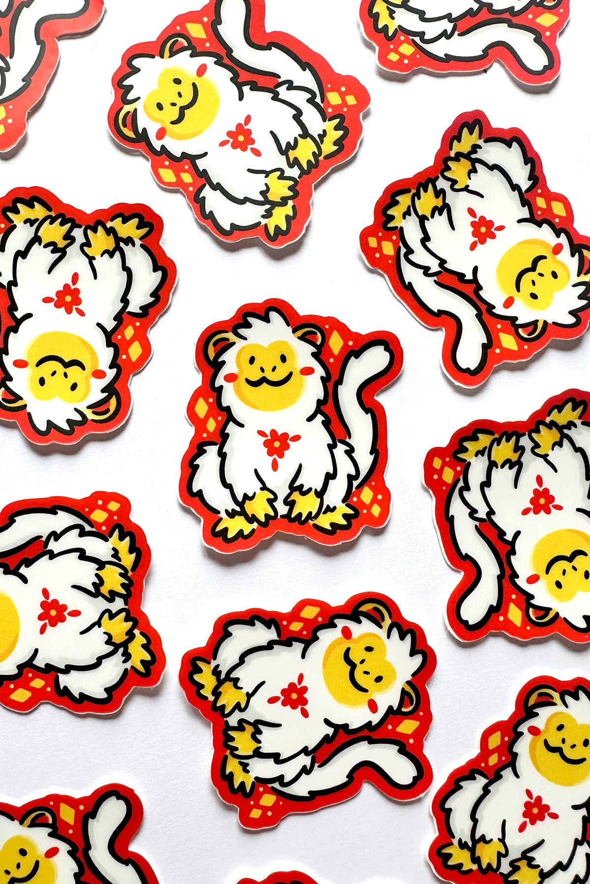 Monkey Zodiac Mini Sticker