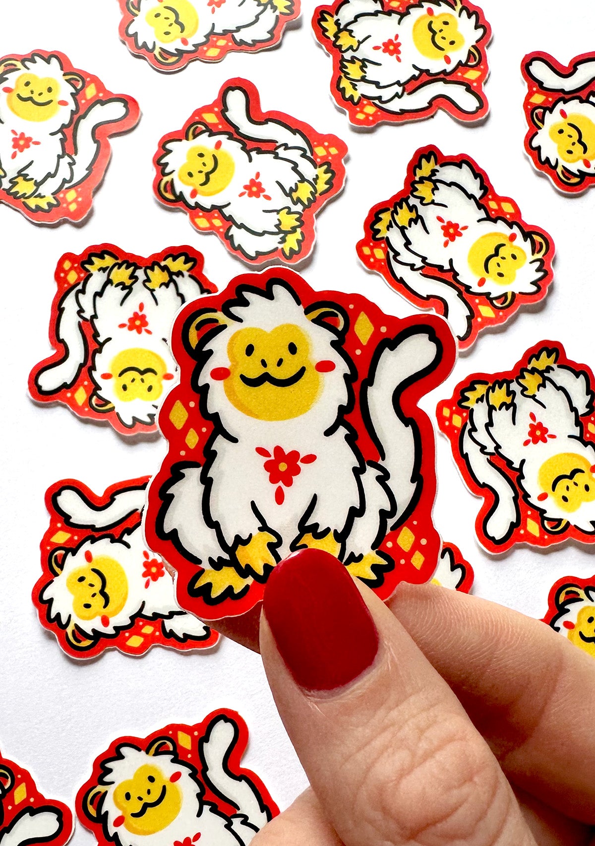 Monkey Zodiac Mini Sticker