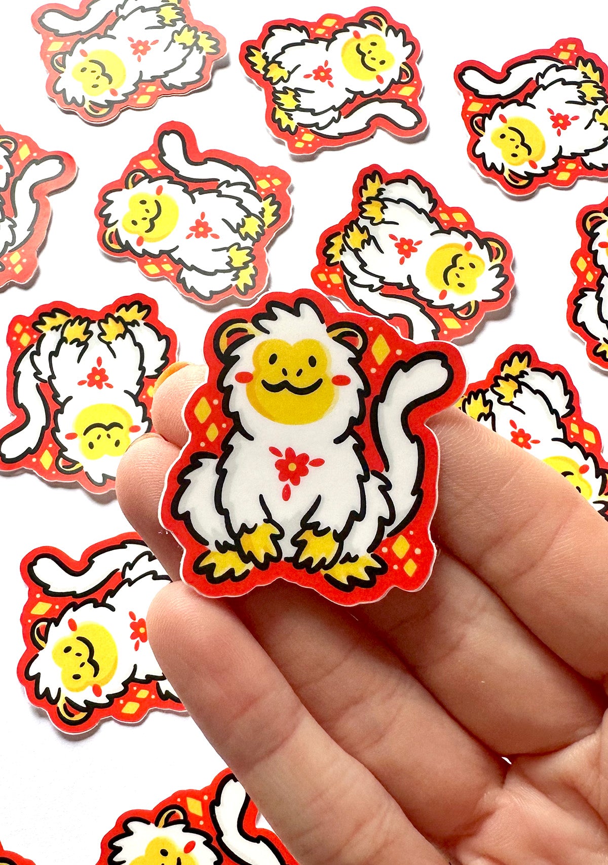 Monkey Zodiac Mini Sticker