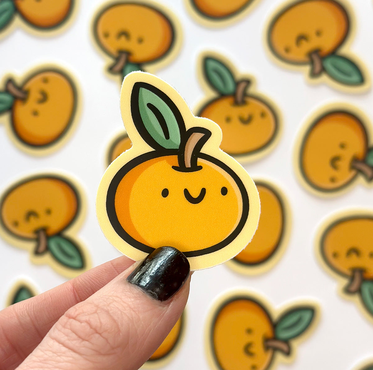 Orange Mini Sticker