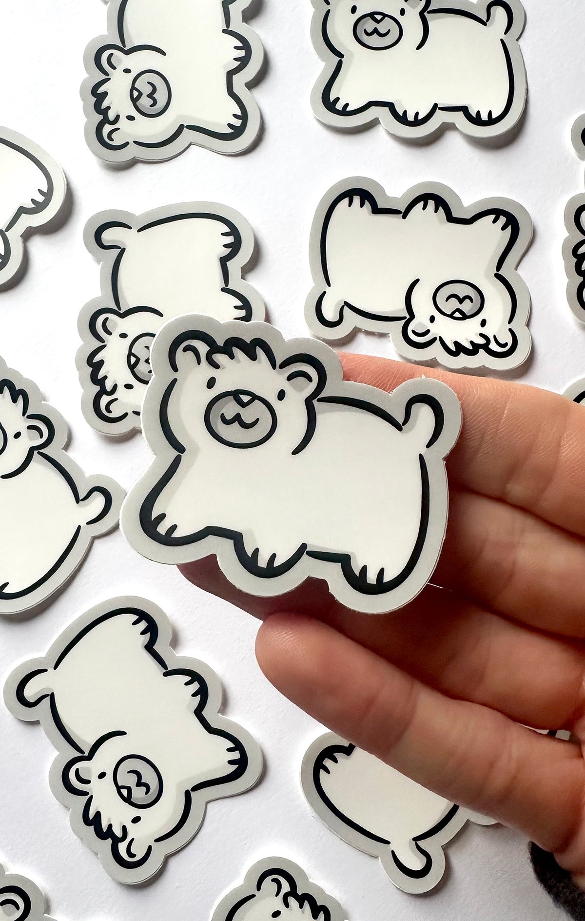Polar Bear Mini Sticker