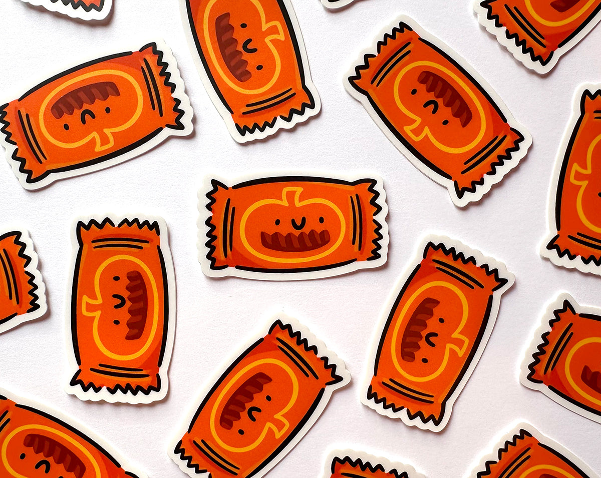 Peanut Butter Pumpkin Mini Sticker