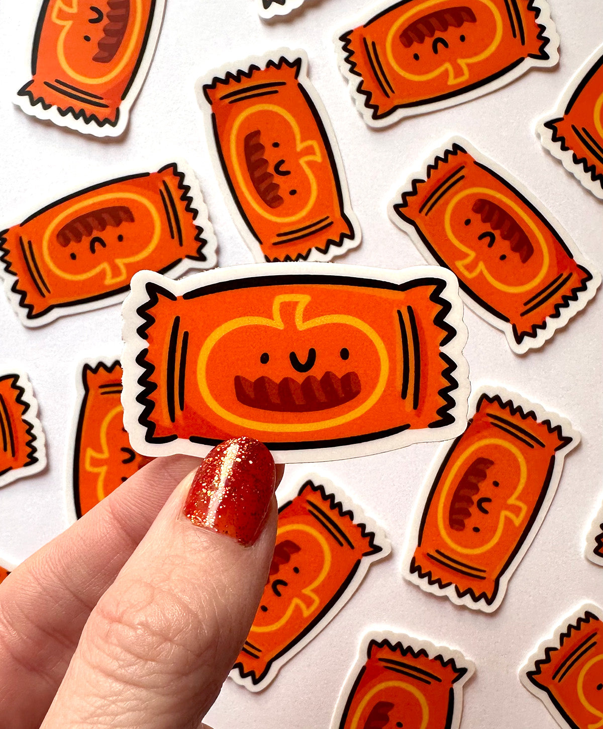 Peanut Butter Pumpkin Mini Sticker