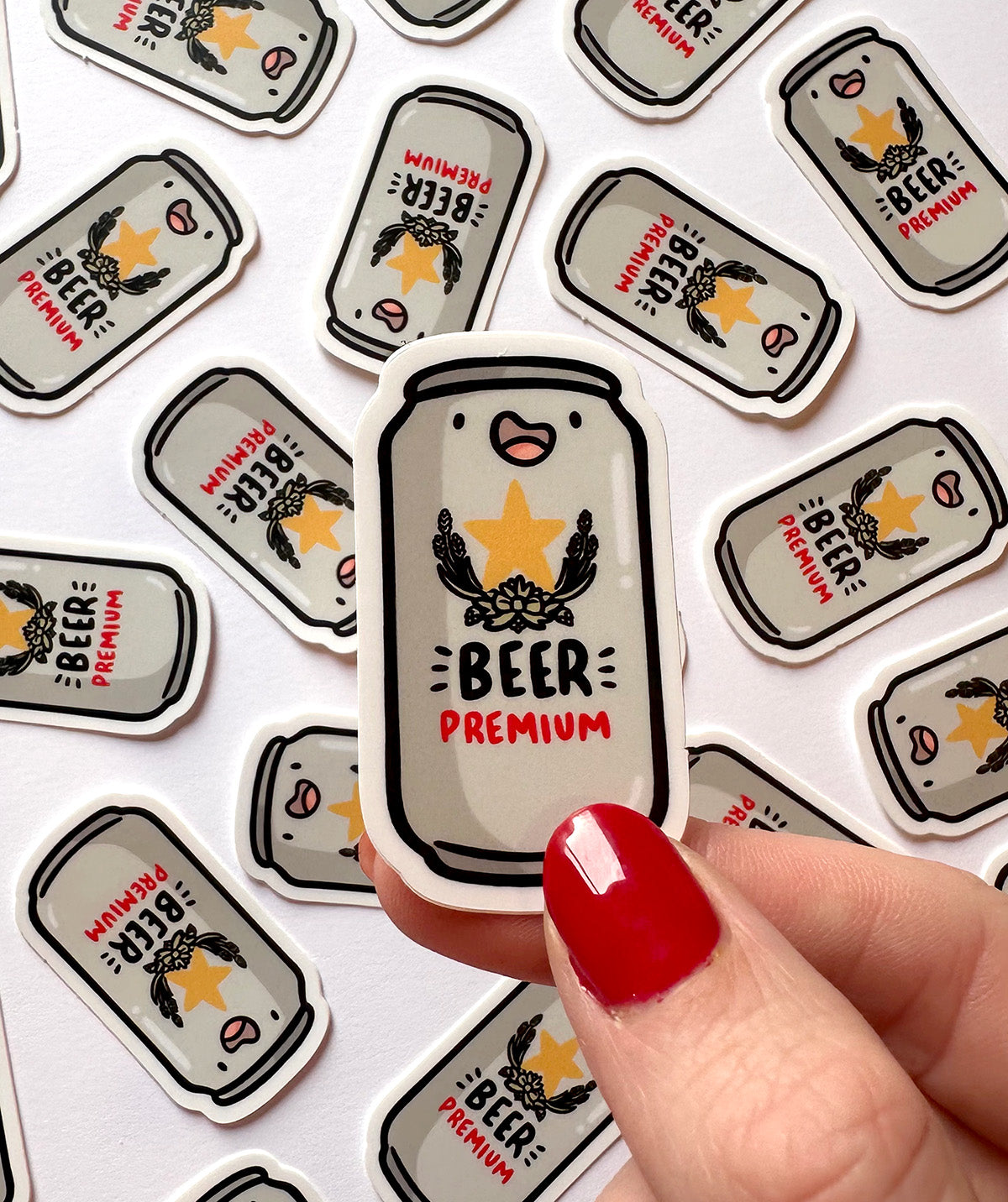 Japanese Beer Mini Sticker