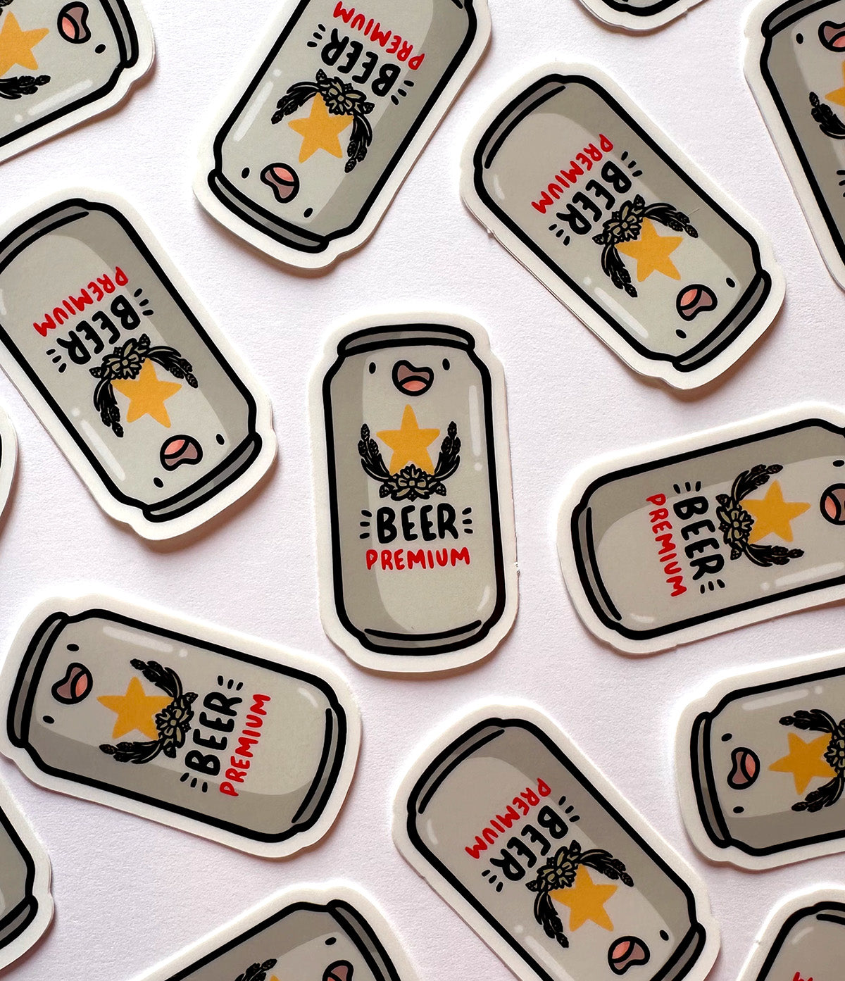 Japanese Beer Mini Sticker