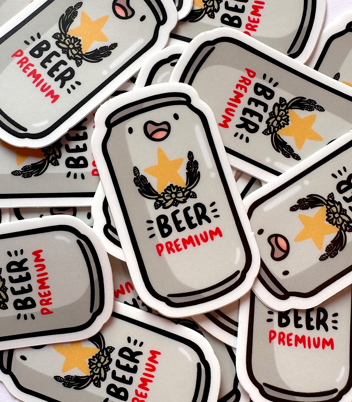 Japanese Beer Mini Sticker