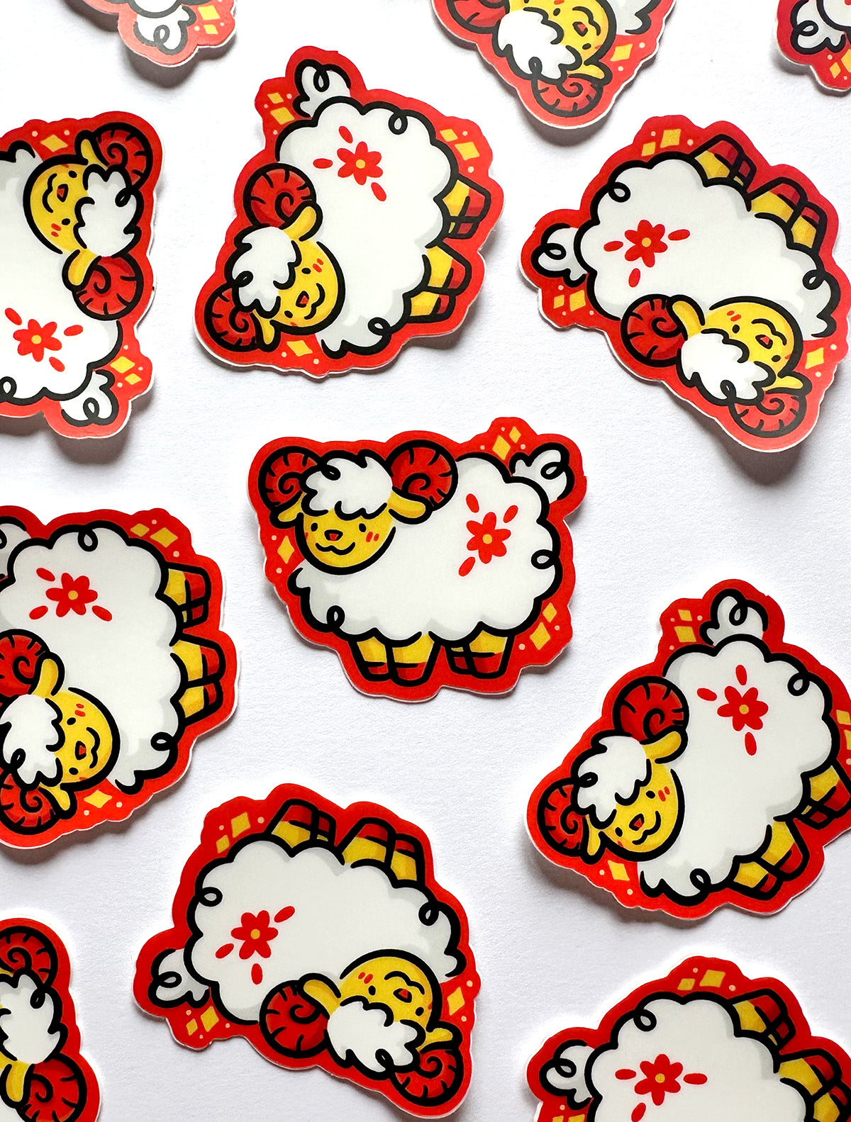 Sheep Zodiac Mini Sticker