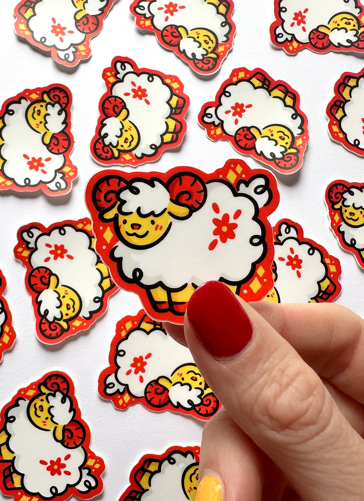 Sheep Zodiac Mini Sticker