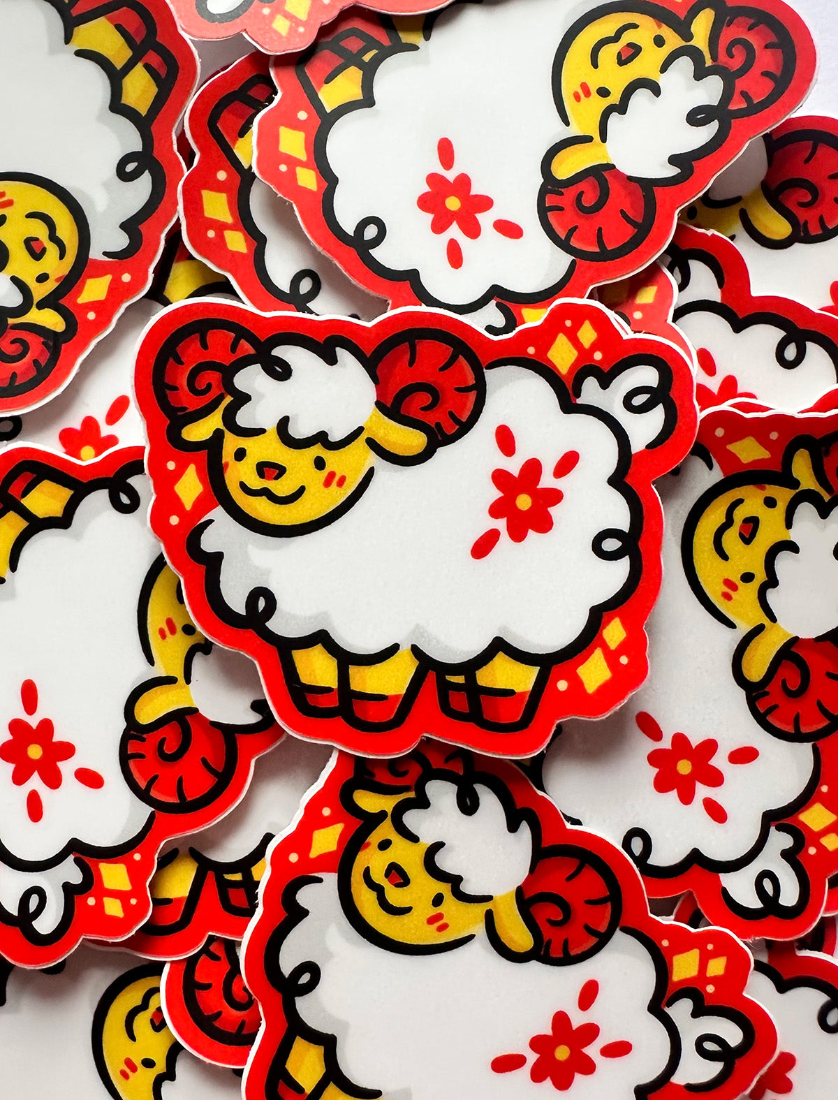 Sheep Zodiac Mini Sticker