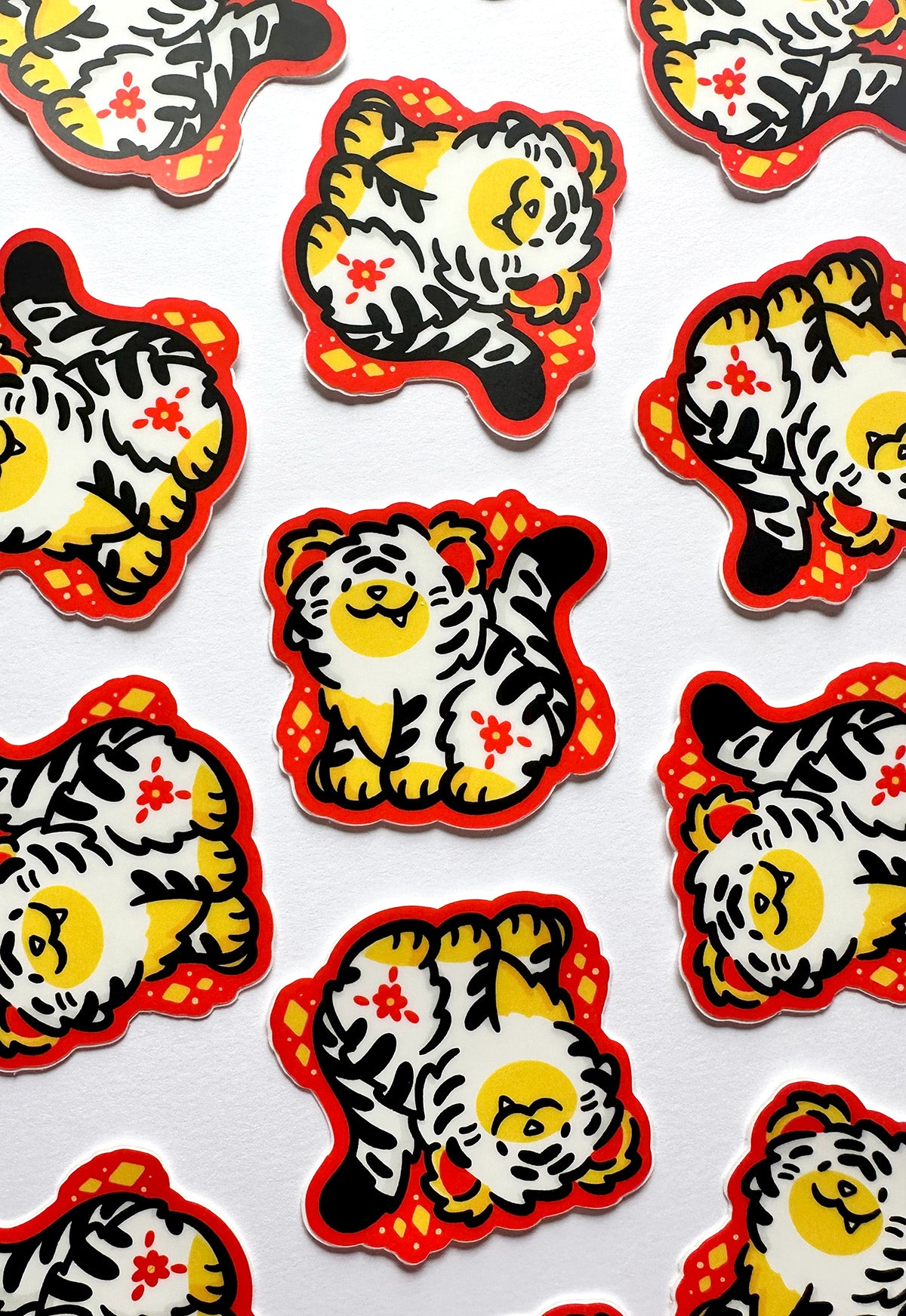 Tiger Zodiac Mini Sticker