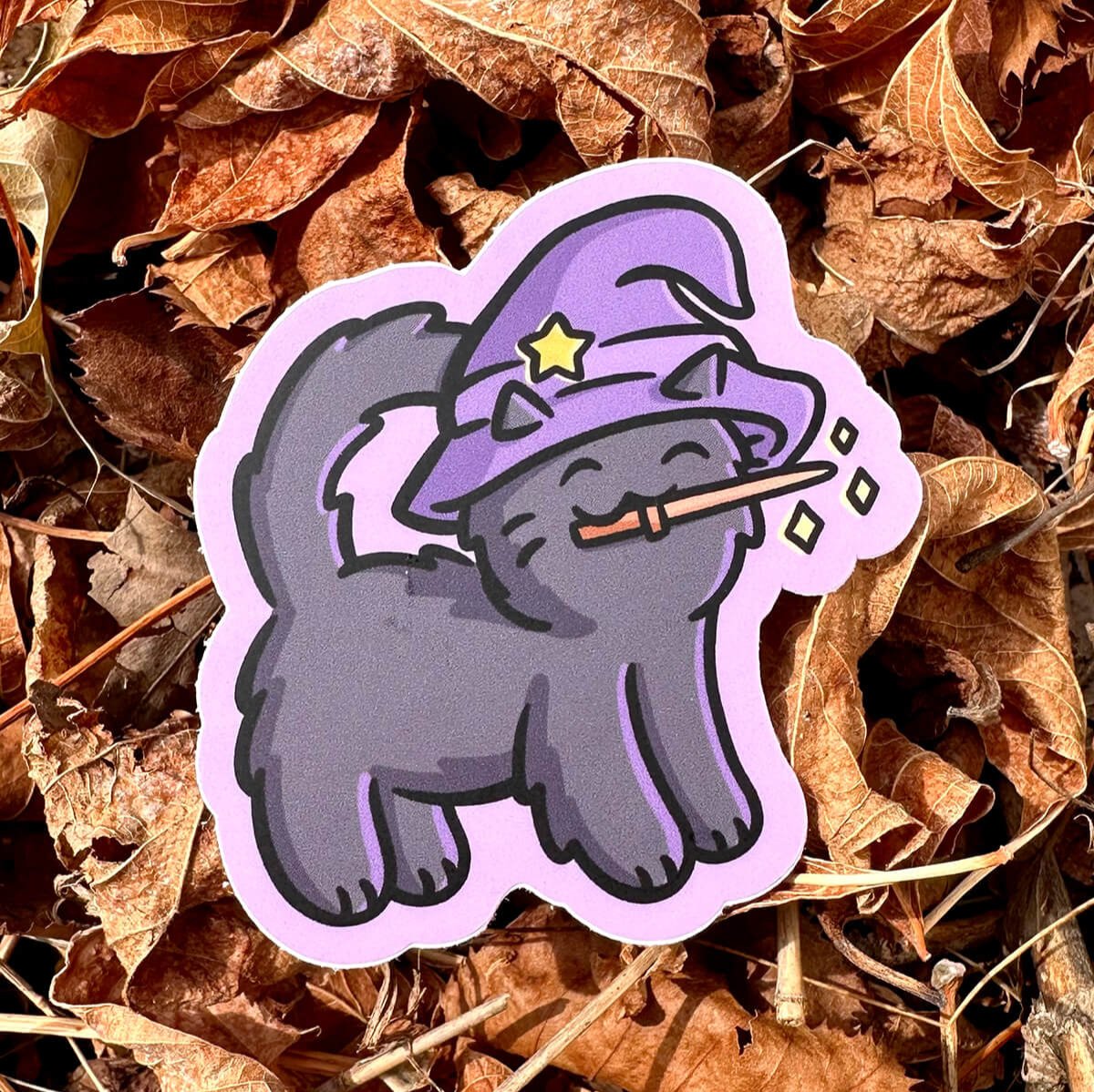 Witch Cat Sticker