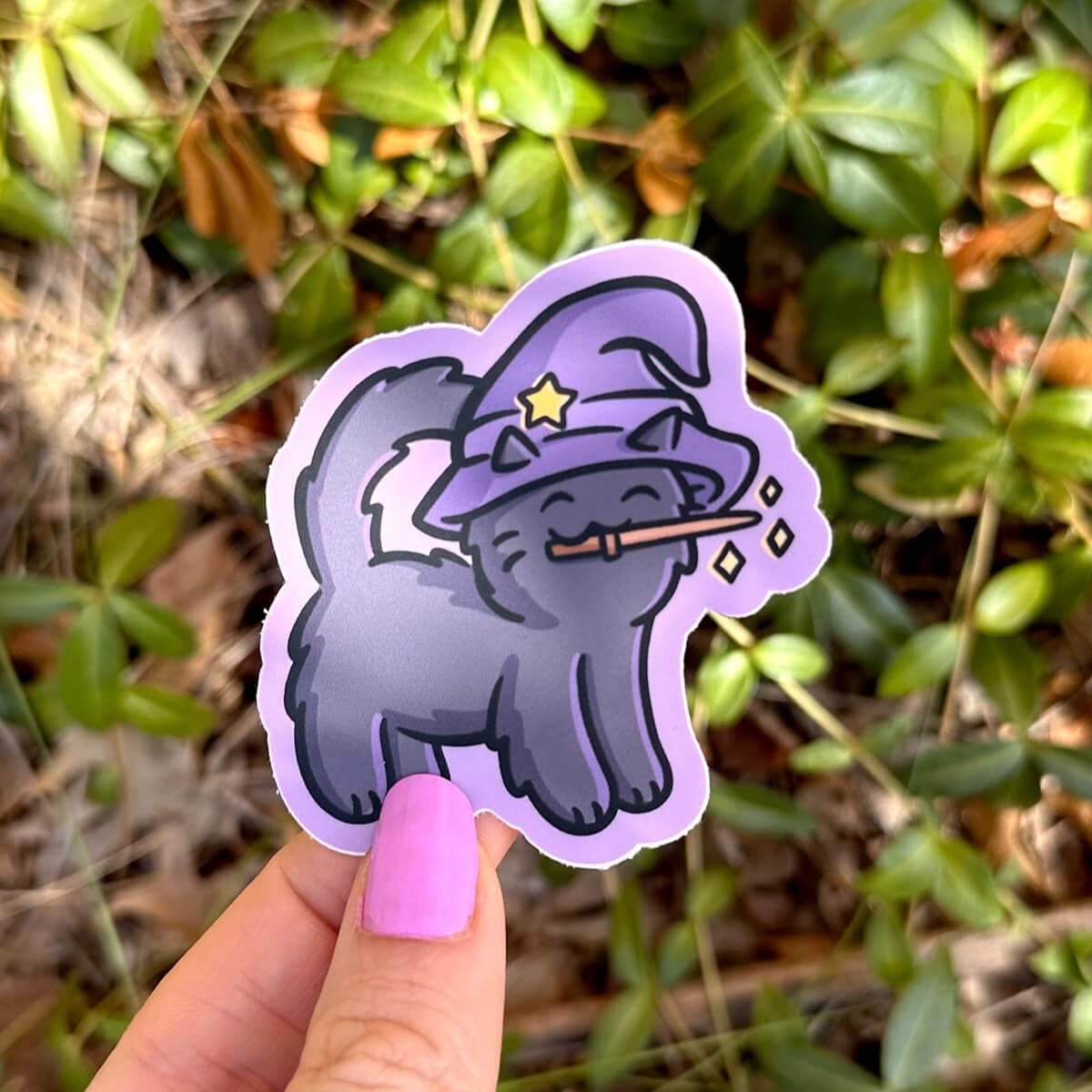 Witch Cat Sticker