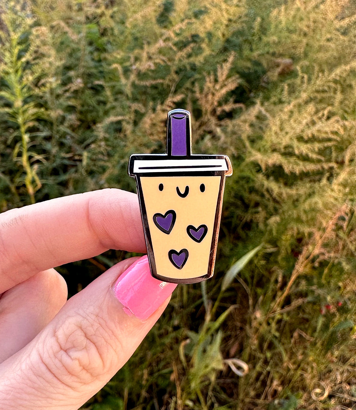 Bubble Tea Enamel Pin