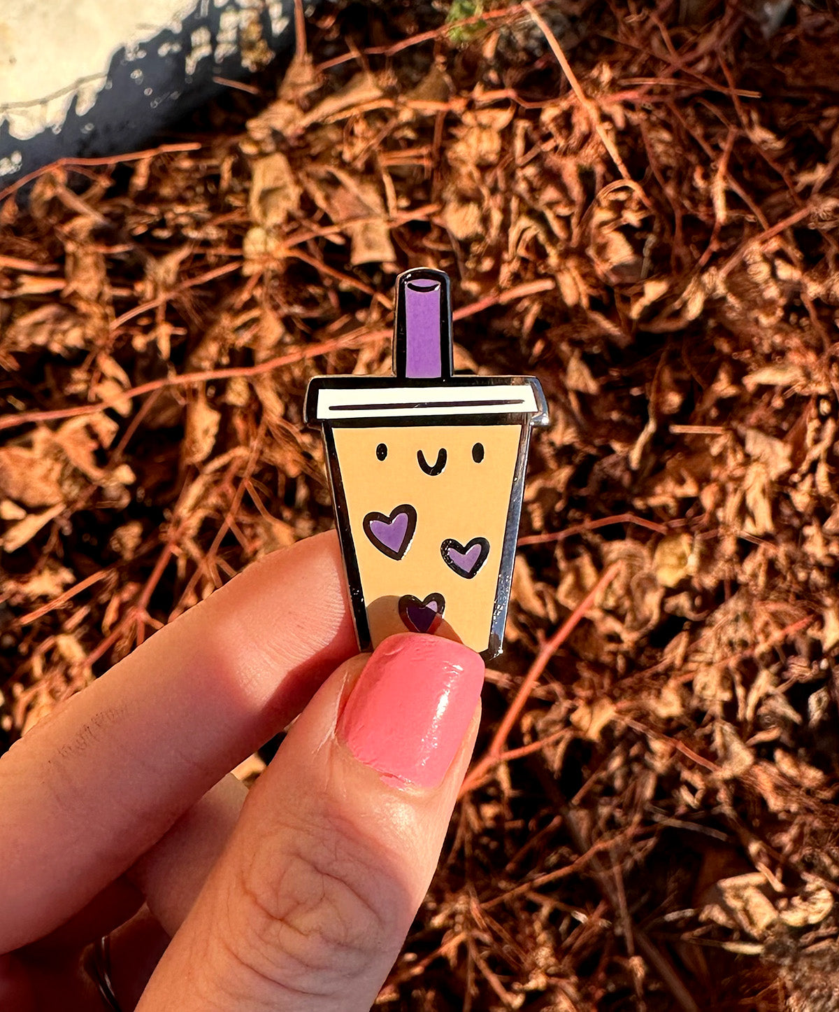 Bubble Tea Enamel Pin