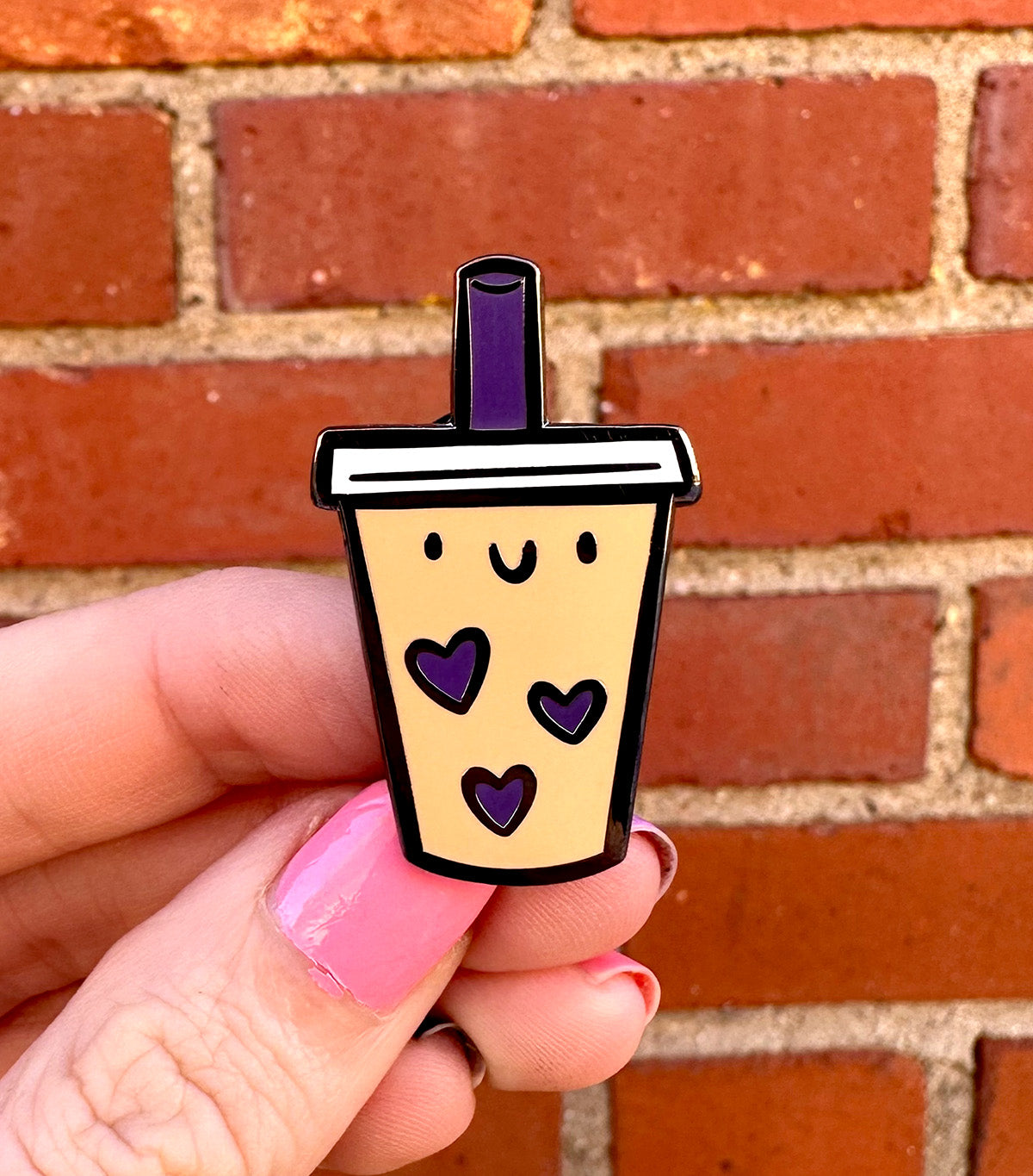 Bubble Tea Enamel Pin