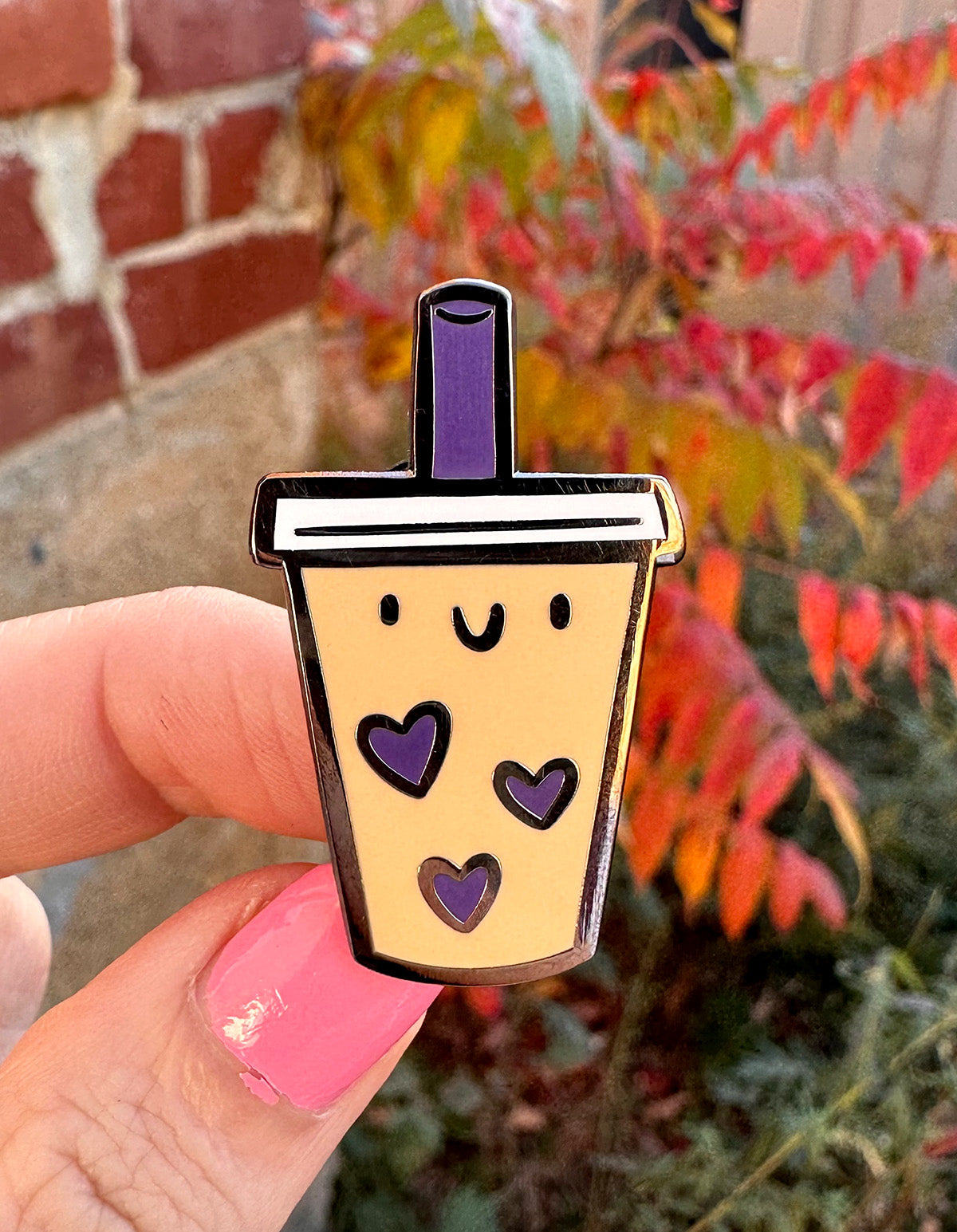 Bubble Tea Enamel Pin