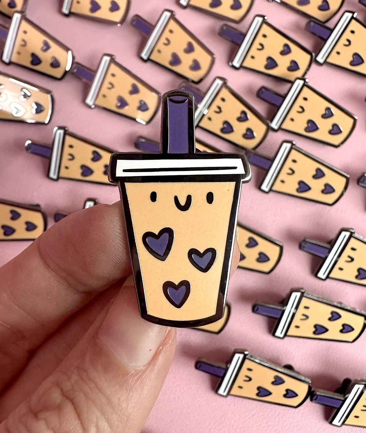 Bubble Tea Enamel Pin