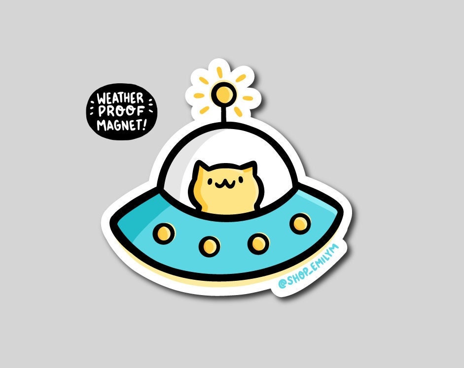 Space Cat Magnet