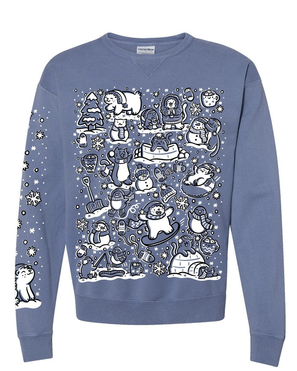 *SECONDS* Snow Day Crew Neck Sweatshirt