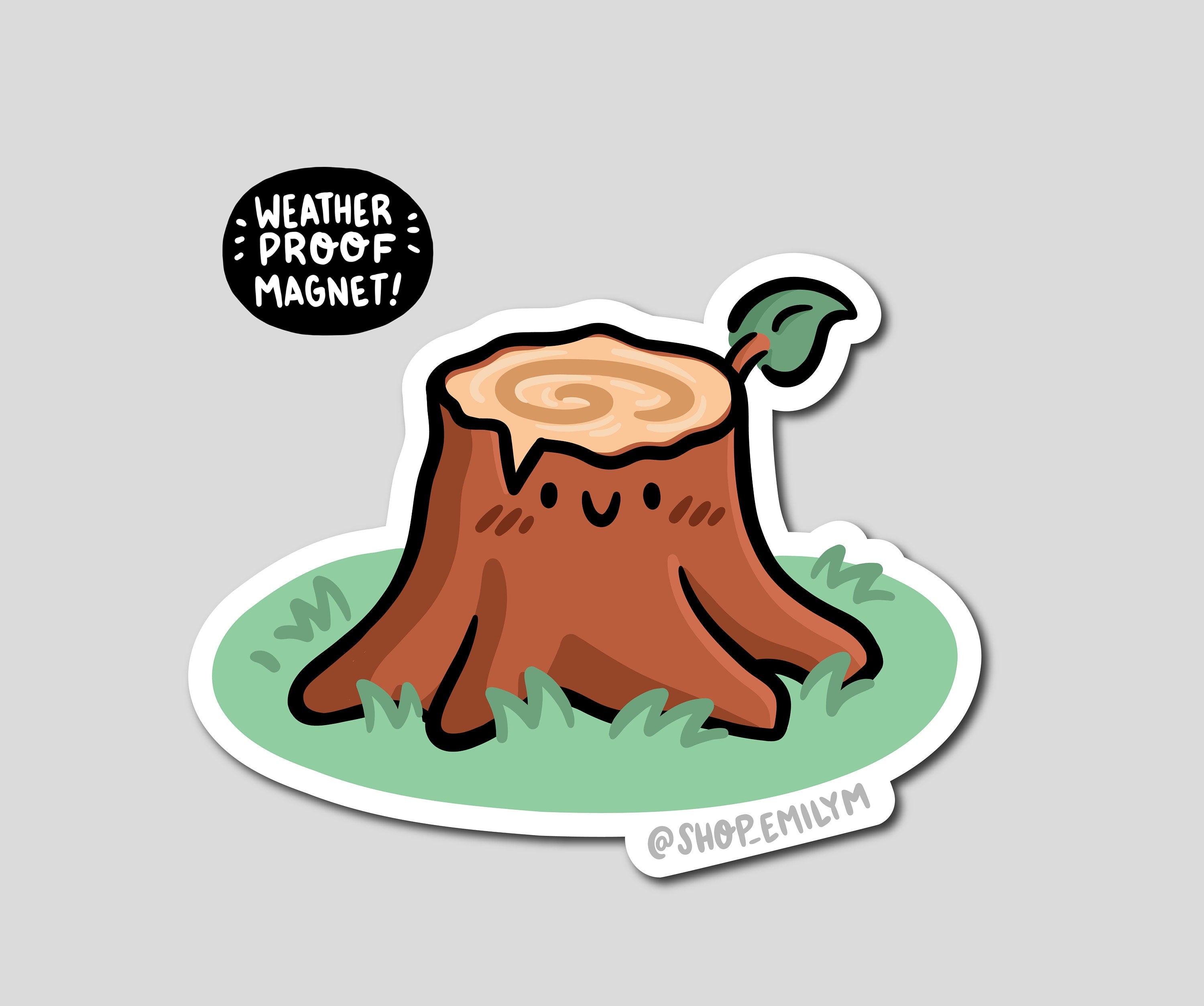 Tree Stump Magnet