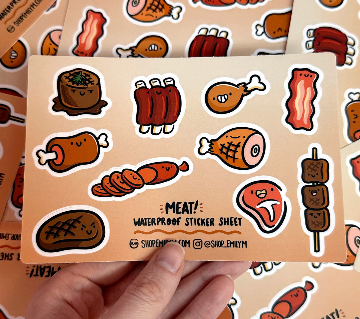 Meat Sticker Sheet
