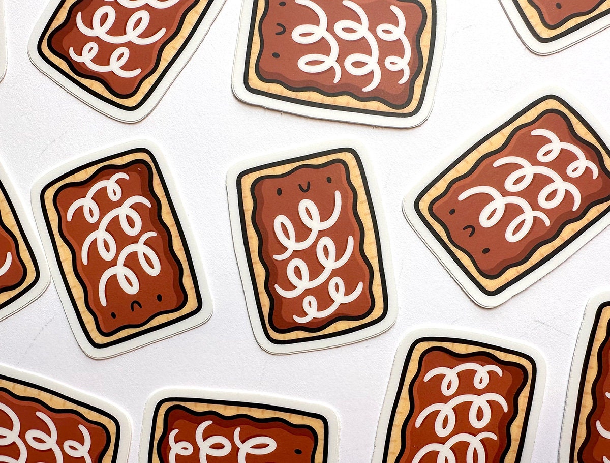 Toaster Pastry Mini Sticker (Cookie Dough)