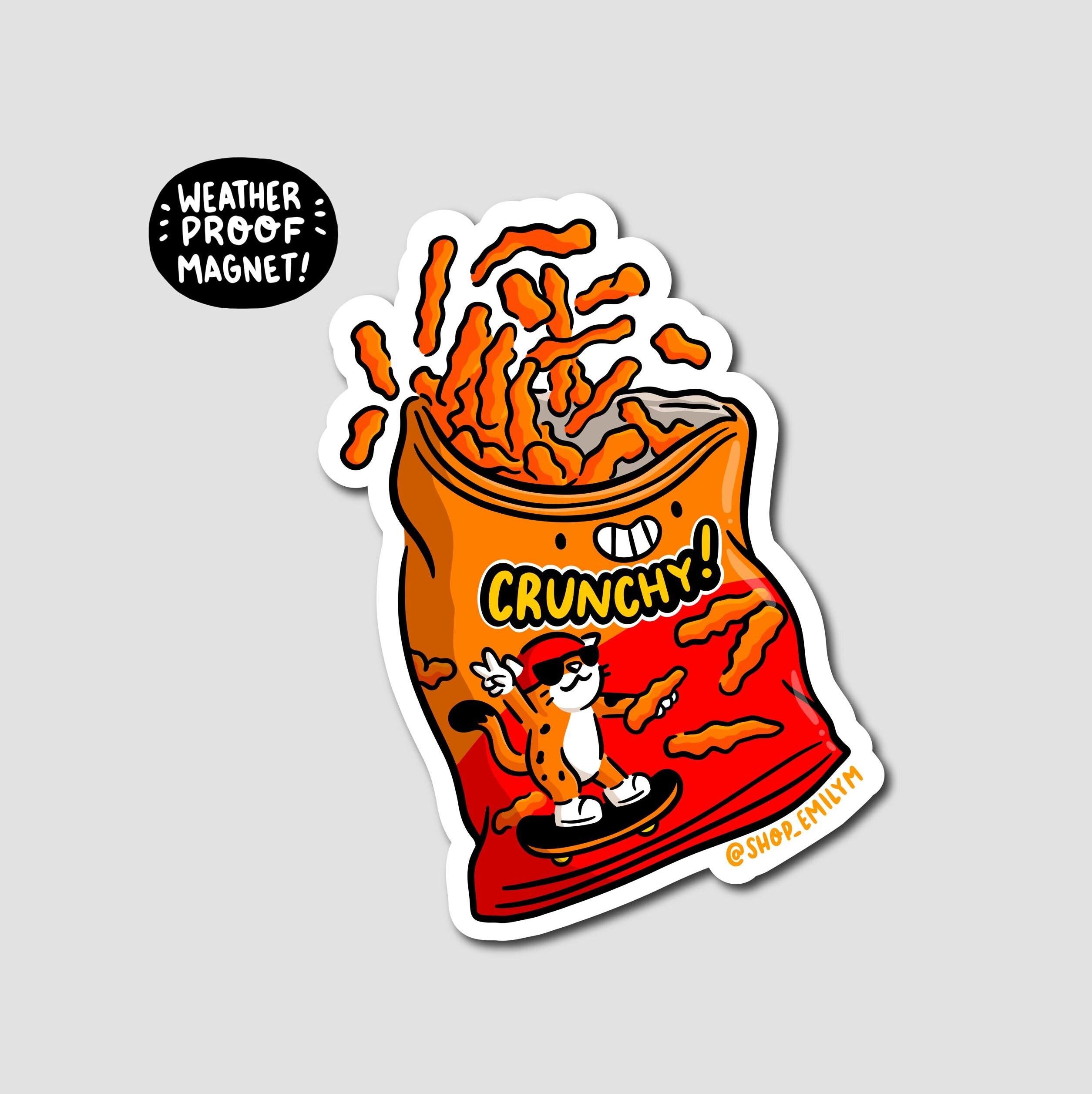 Crunchy Cheese Curls Magnet
