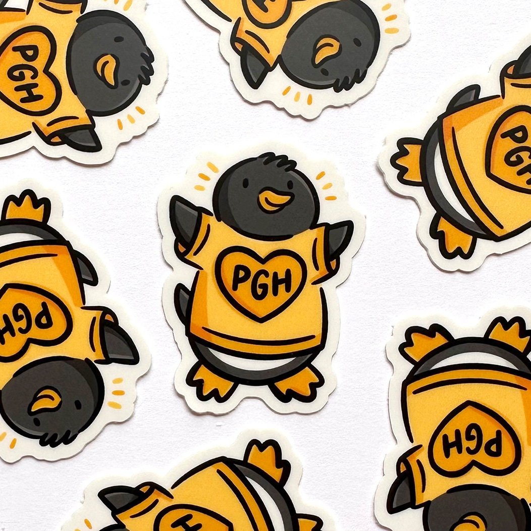 Pittsburgher Penguin Mini Sticker