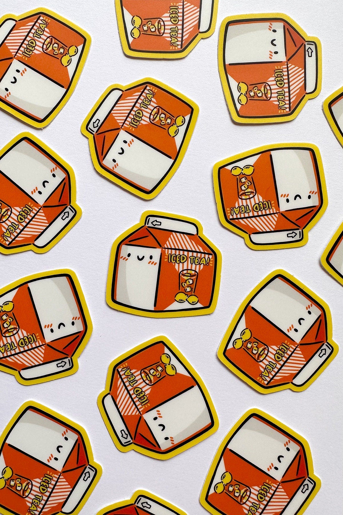 Iced Tea Carton Mini Sticker