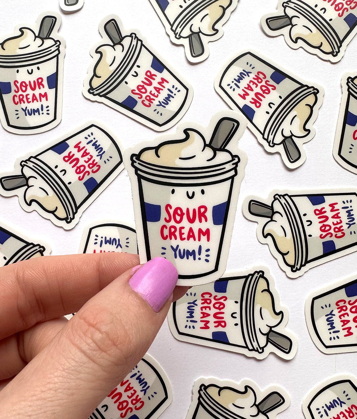 Sour Cream Mini Sticker
