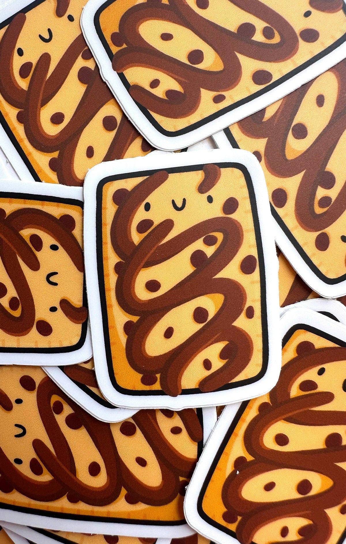 Toaster Pastry Mini Sticker (Chocolate Chip)